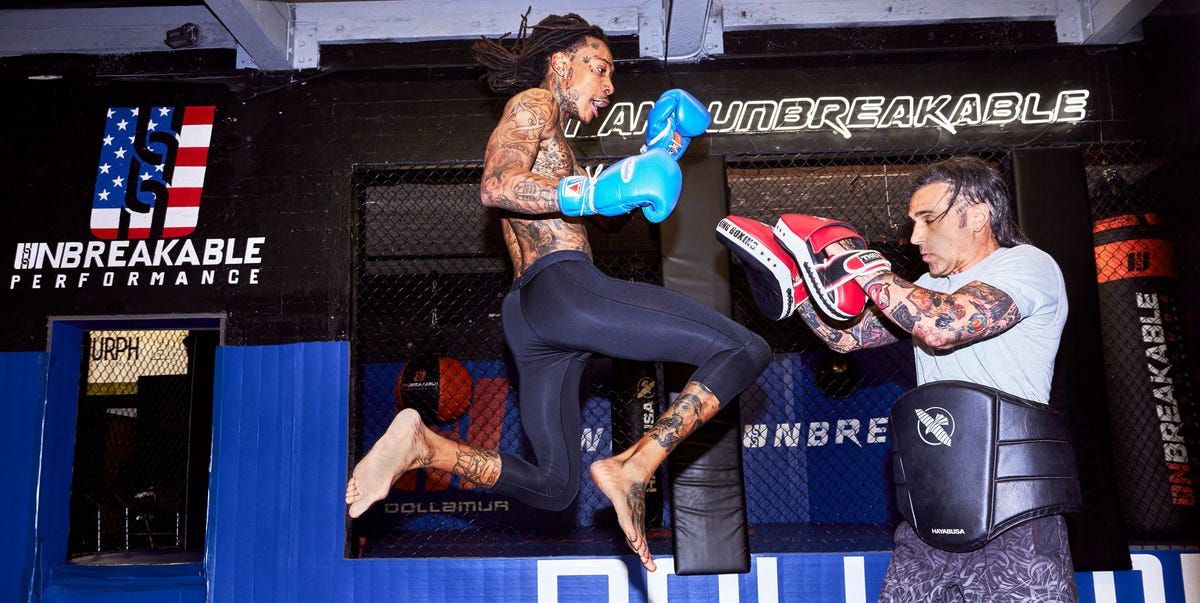 Wiz Khalifa Shares His Kickboxing and Weight Lifting Workout Plan