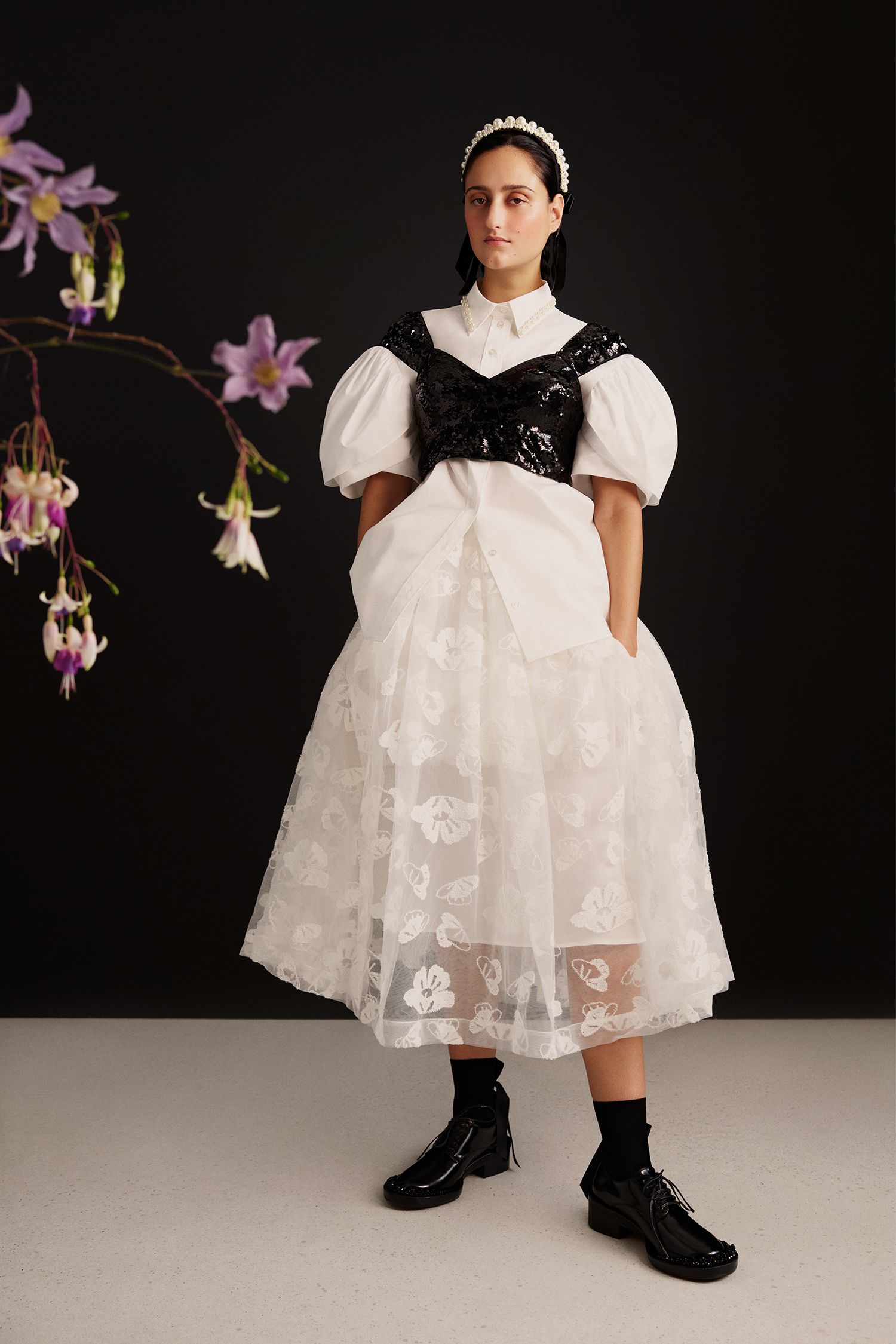 日本初の 新品 ドレス Rocha Simone H&M - ひざ丈ワンピース - www 