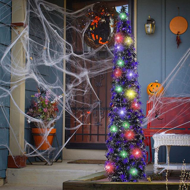 This 5-Foot-Tall Black Tree Can Go Inside or Outside to Stand Out Among  Your Halloween Decorations