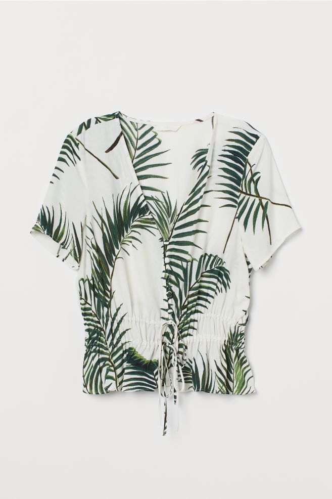 h&m palm tree dress uk