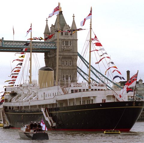 royal yacht britannia to waverley station