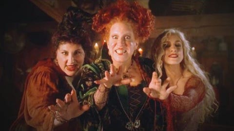 The Witches' Trio in Hocus Pocus