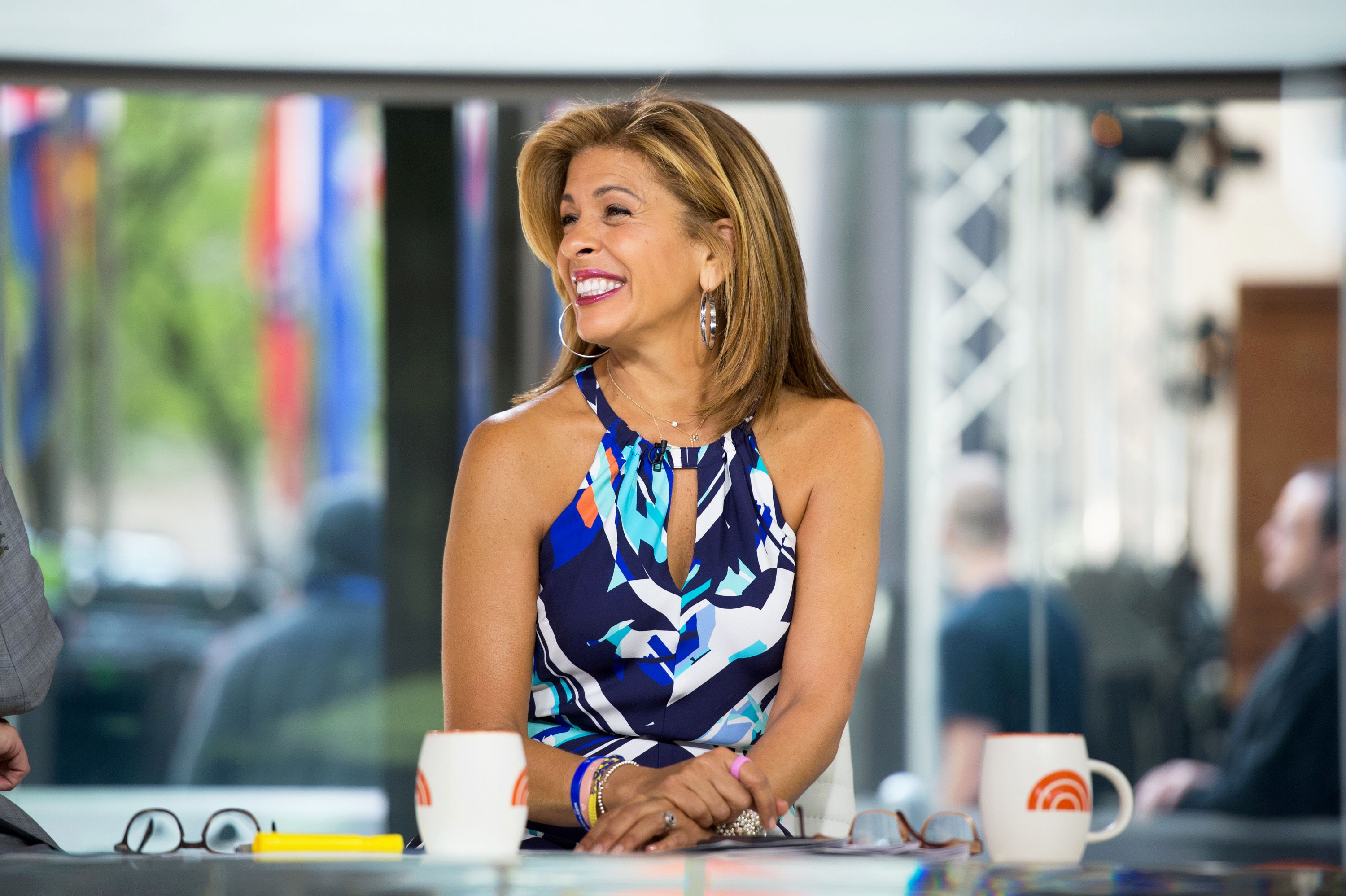 Something s fitting. Hoda Kotb young.