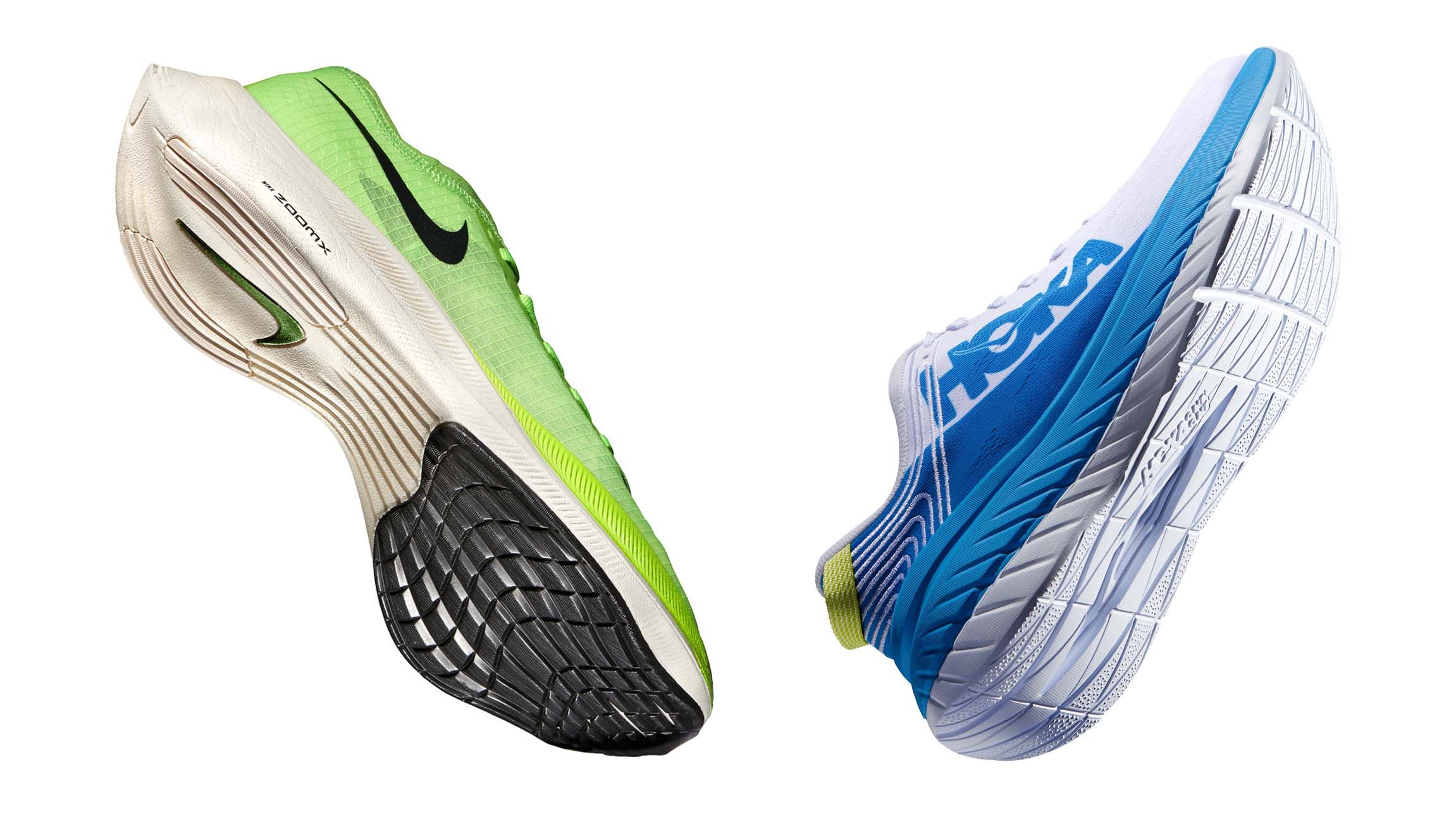 hoka one one carbon x vs nike vaporfly next