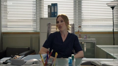 Holby City's Zosia March reveals a big secret as she returns to the soap