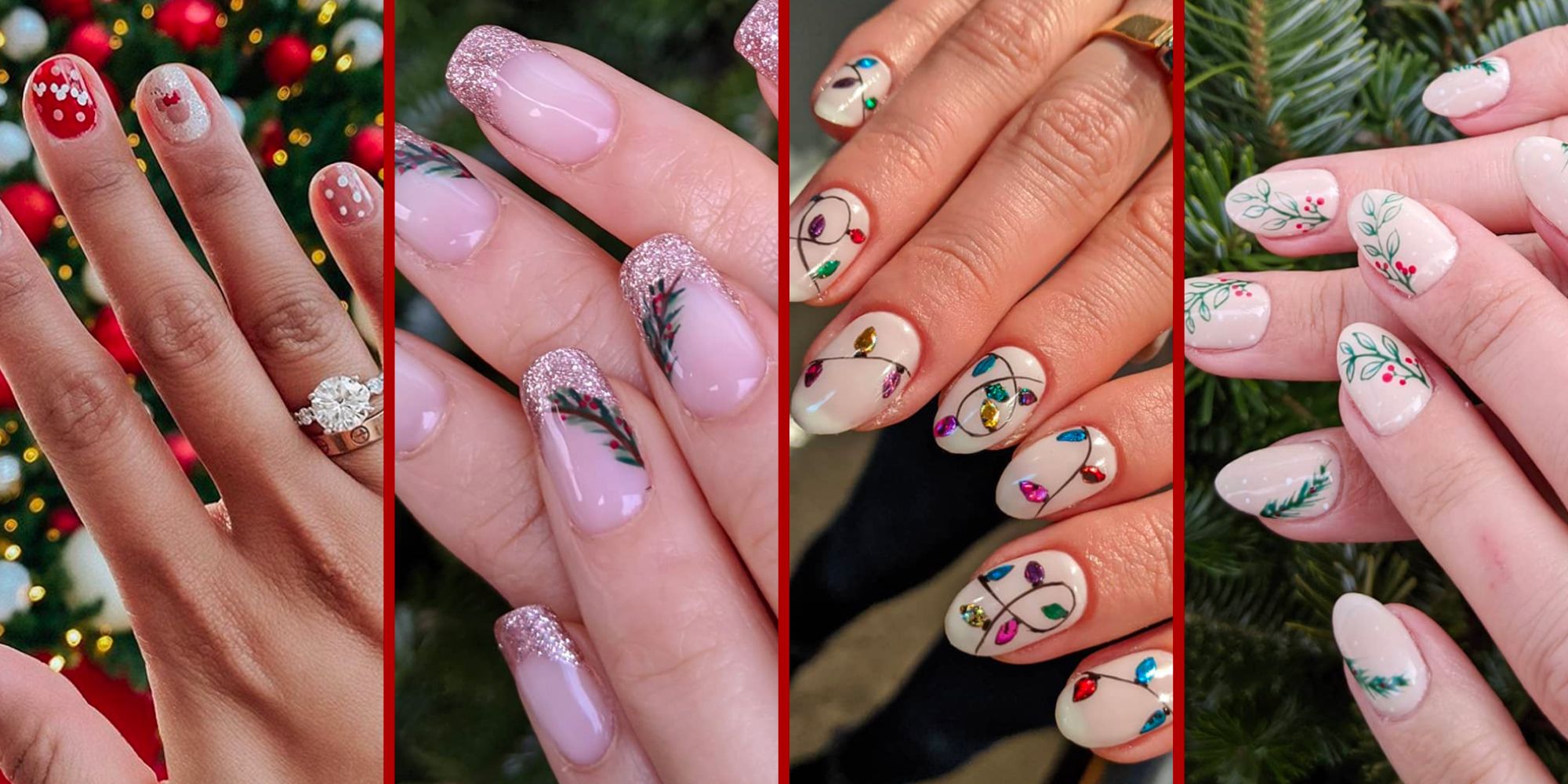 42 Festive Christmas Nail Ideas Christmas Nail Art Ideas