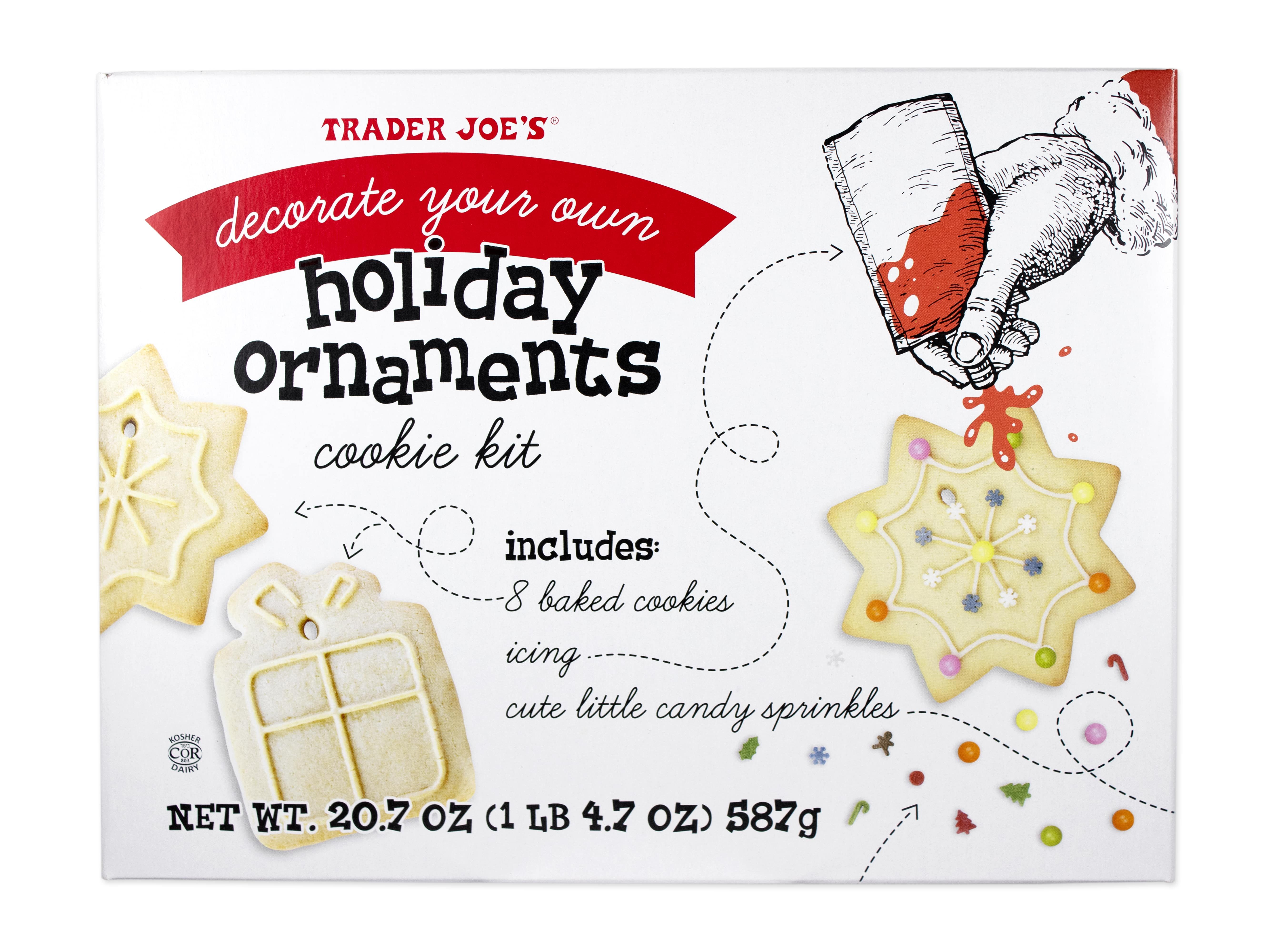 trader joe's christmas cookie decorating kit