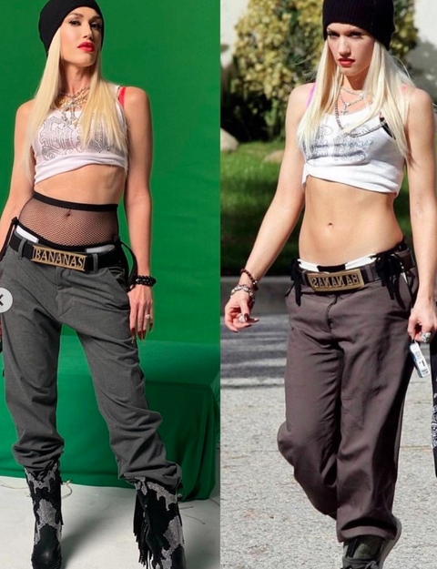 gwen stefani recreated outfits