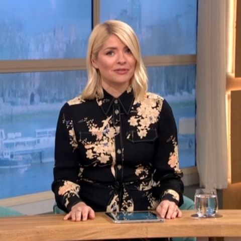 holly willoughby posts rare throwback with dark hair