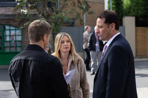 Tony Hutchinson, Beau Ramsey und Diane Hutchinson in Hollyoaks