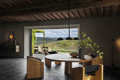 holzrausch studio house in tuscany dining room