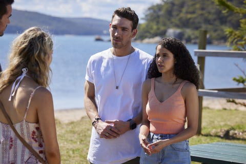 EMBARGO 02/05/2022 Cash Newman, Xander Delaney and Rose Delaney in Home and Away embargo 02052022 cash newman, xander delaney and rose delaney in home and away