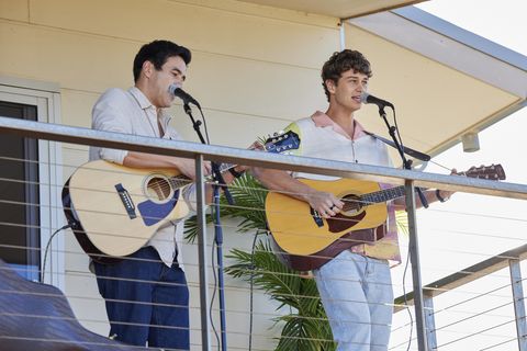 justin morgan and theo poulos in home and away