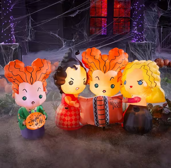 Run: The Home Depot Brought Back Their Sanderson Sisters Inflatables for Halloween 2023