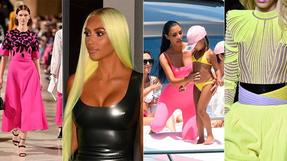 Kim Kardashian tiene una obsesión: los colores neón - El estilo de Kim  Kardashian