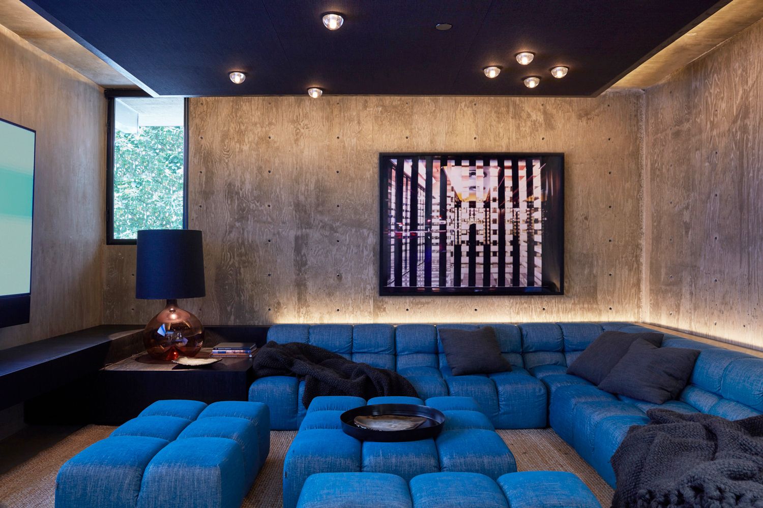 plush home theater seating