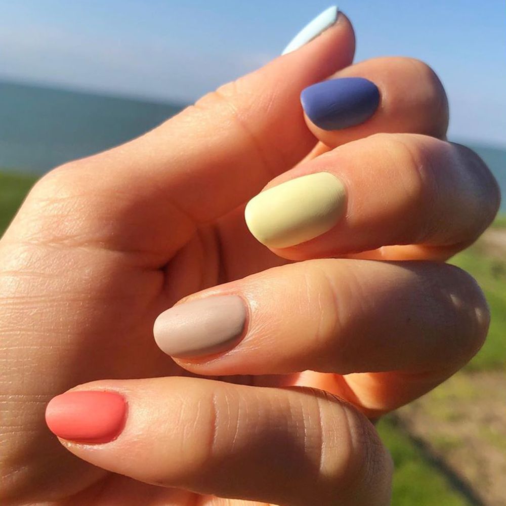 Uñas De Verano 2023 Tendencias De Moda De Colores en 2023  Manicura de  uñas Esmalte de uñas verano Manicura