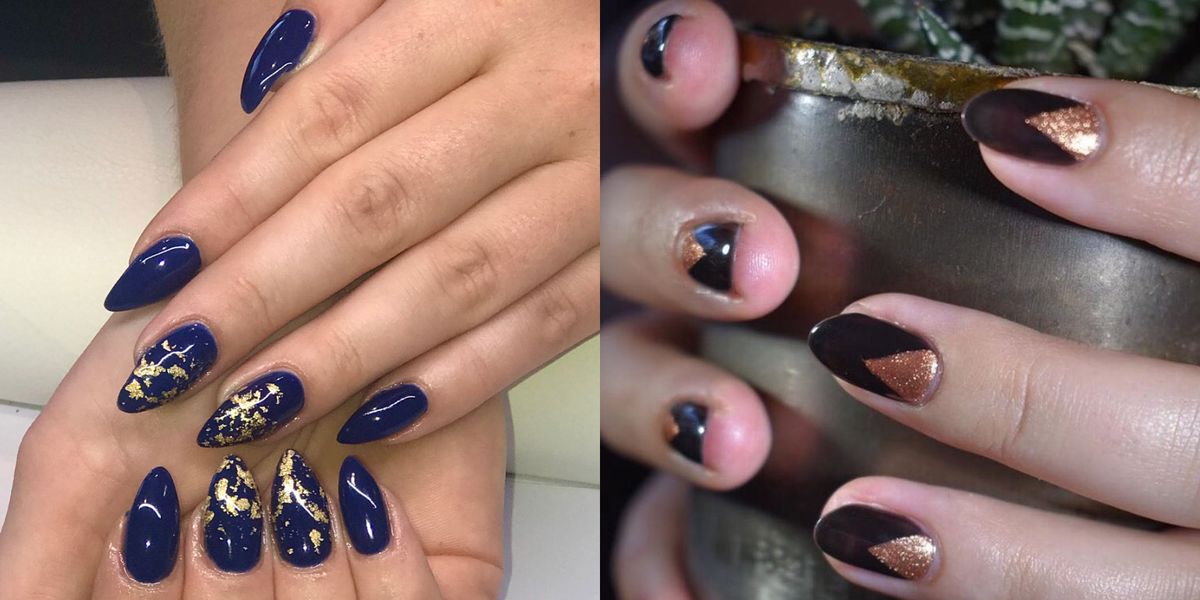 easy nail design for homecoming