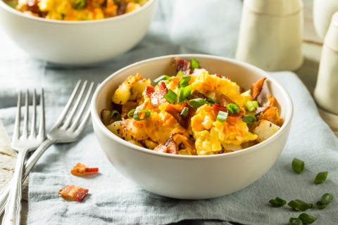 Homemade Egg and Potato Breakfast Bowl