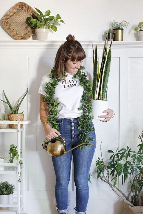 homemade halloween costumes  plant lady