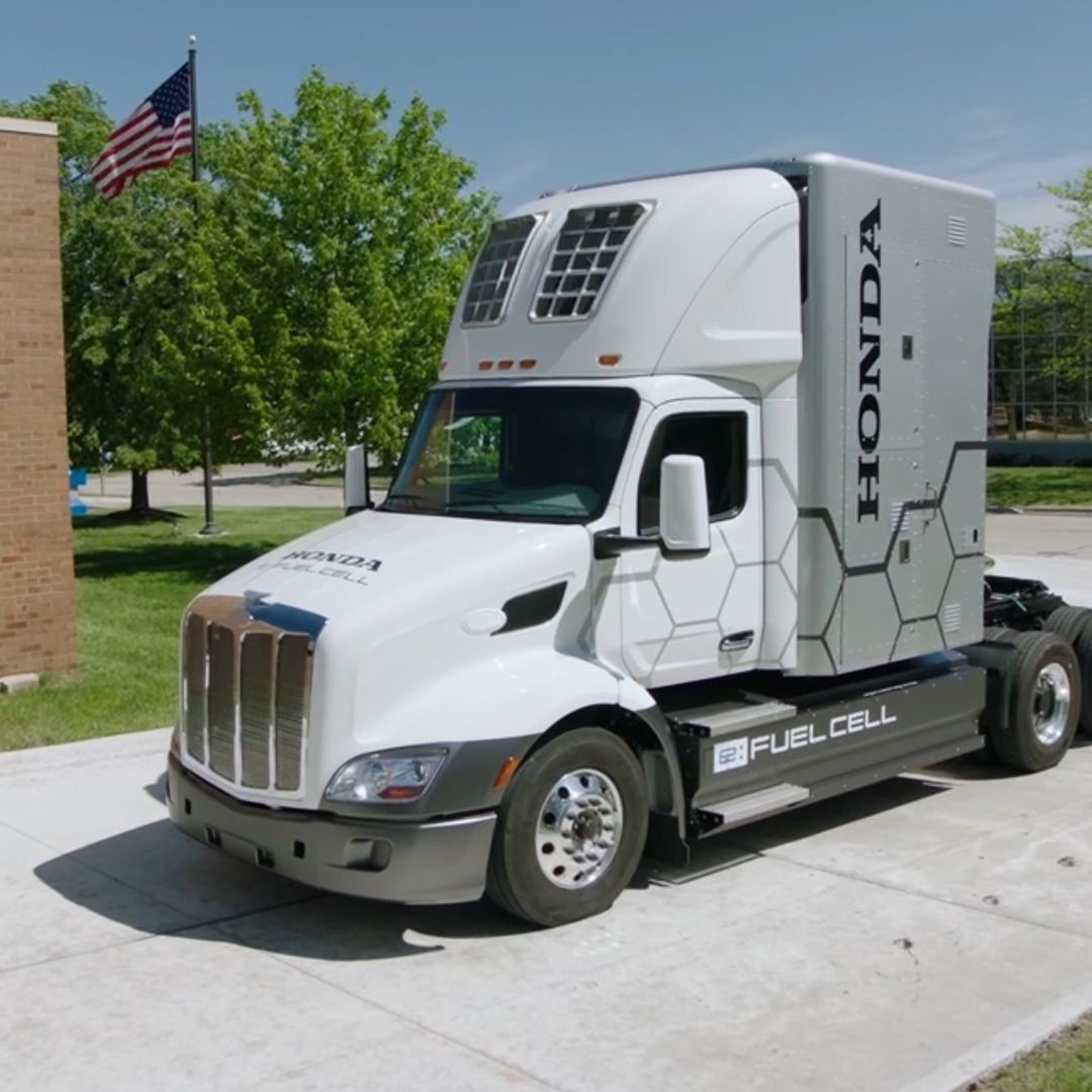 Check Out Honda's Fuel Cell Big Rig, Part of a 'Hydrogen Future'