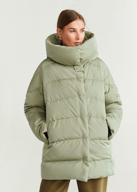 duvet coat with hood