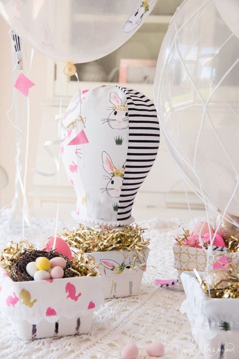 hot air balloon easter basket