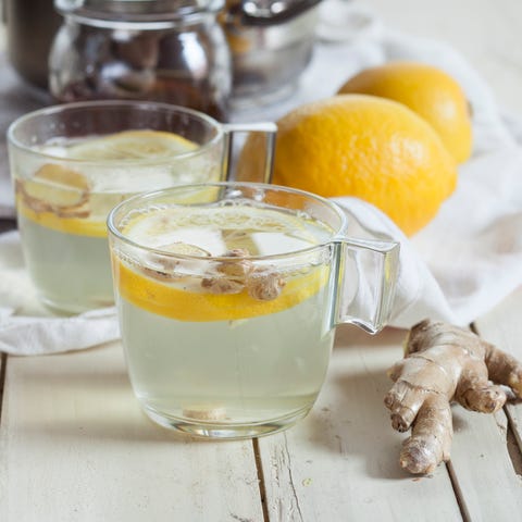 Iced ginger tea ginger tea