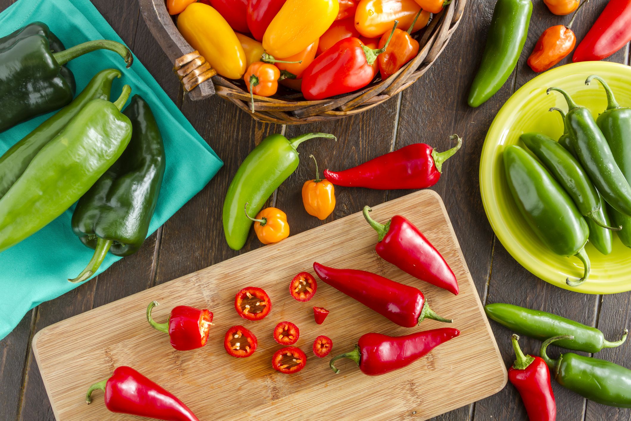 types of sweet peppers