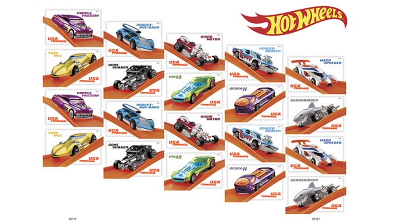 hot wheels stamps