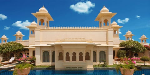 Piscina de la suite del hotel The Oberoi Udaivilas