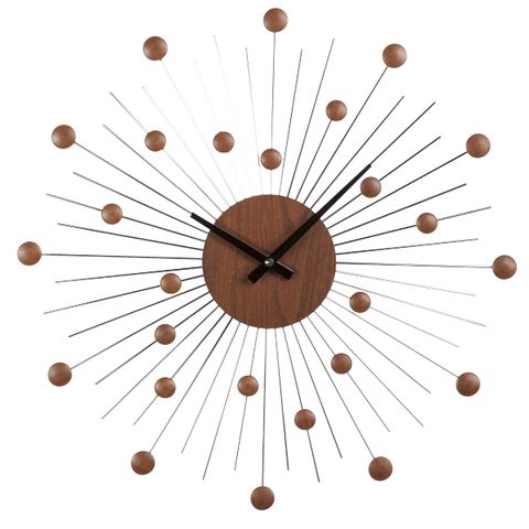 15 Best Modern Wall Clocks Cool Home - Brown Clock Wall Decor