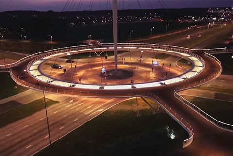 Hovenring bike roundabout
