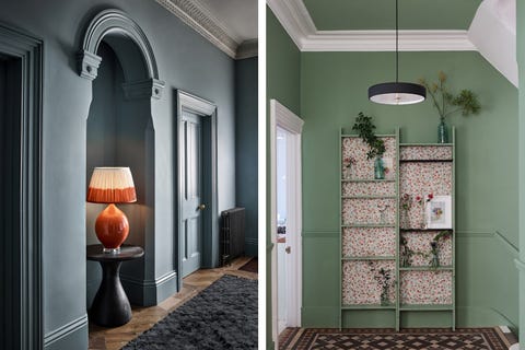 how to brighten a dark hallway