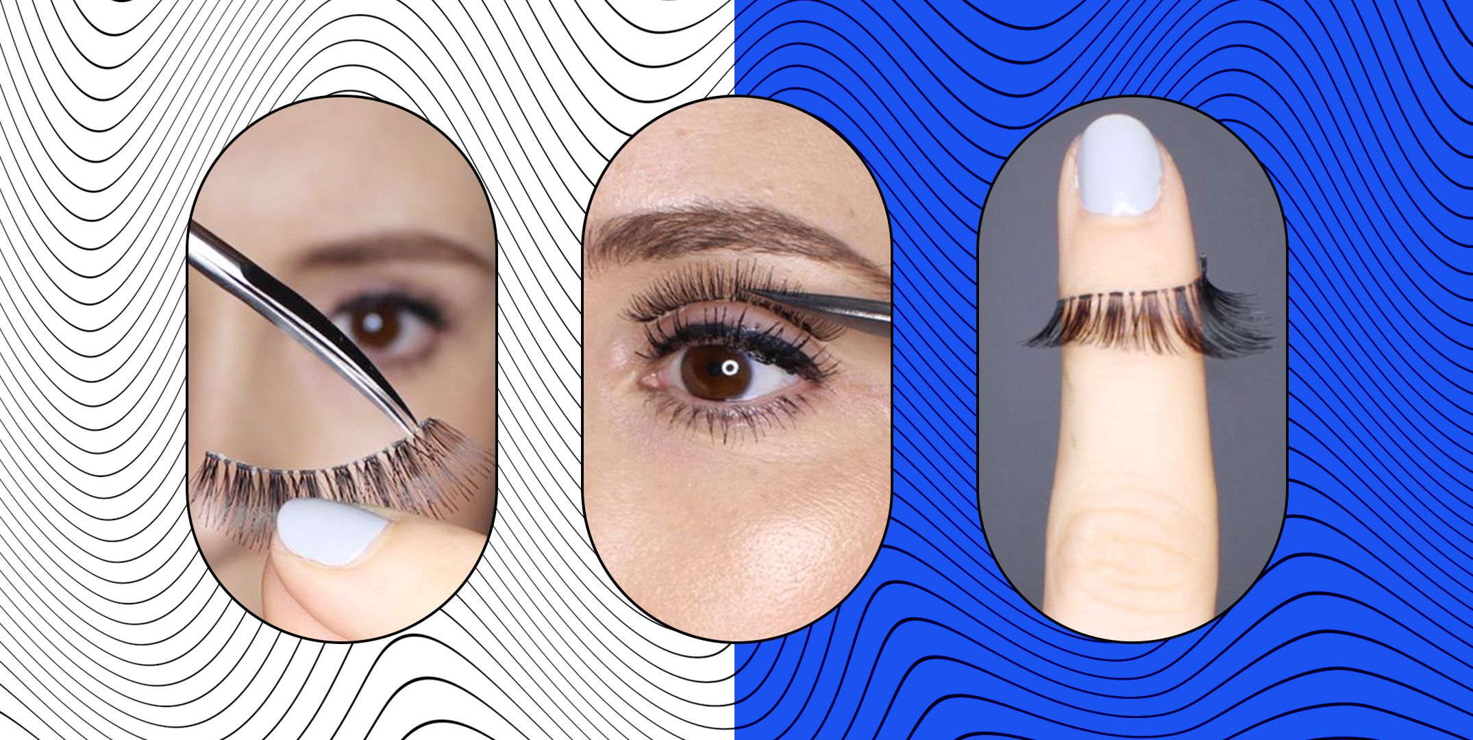 How apply false eyelashes: fake lash application tips
