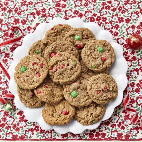 holiday slice and bake cookies on white plate