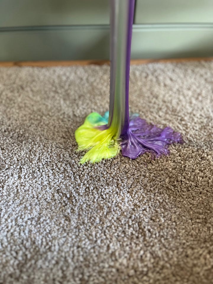 Mom Hack! Here's How to Get Slime Out of Carpet Like a Pro