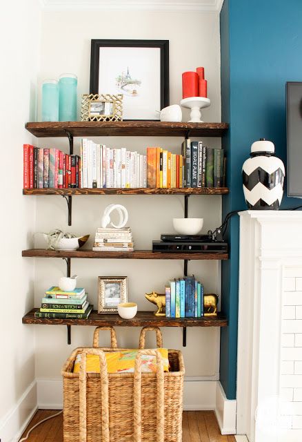 Hide Tv Wires And Cords, How To Hide Cords On Floating Shelves