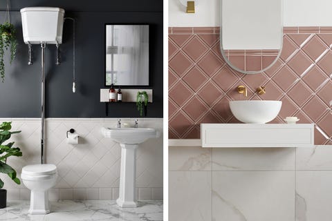 how to make small bathrooms look bigger