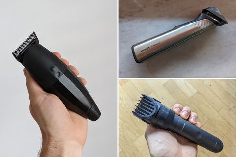 collage of grooming clippers