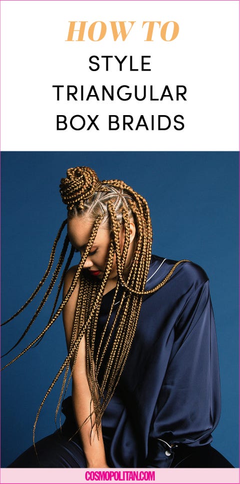 Triangular Box Braids How To Triangle Box Braids Tutorial Triangular Box Braids How To Triangle Box Braids Tutorial