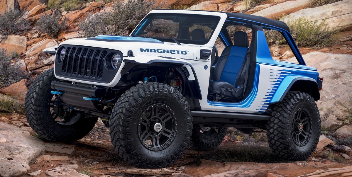 Jeep Is Bringing the Wild Wrangler Magneto  Concept to Moab