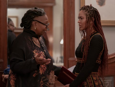 doctor pruitt and camille in the show harlem