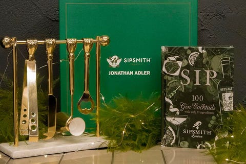 the sipsmith x jonathan adler perfect your serve gift set