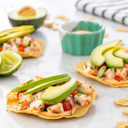 Recepten met avocado Ceviche garnalen met avocado