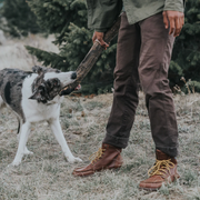 Huckberry Cyber Monday lead a dog and a model