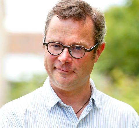 axminster, united kingdom   july 15 embargoed for publication in uk newspapers until 48 hours after create date and time hugh fearnley whittingstall stands in the vegetable garden of river cottage hq following a visit by prince charles, prince of wales and camilla, duchess of cornwall on july 15, 2014 in axminster, england photo by max mumbyindigogetty images