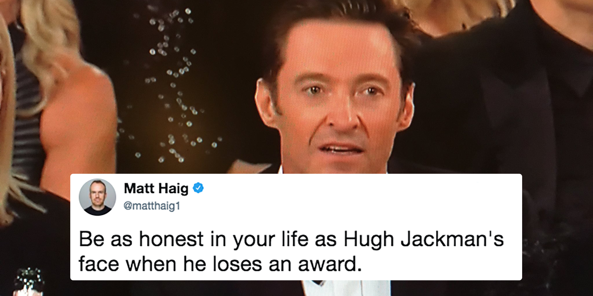 Hugh Jackmans Losing Face Was The Best Golden Globes Meme Golden