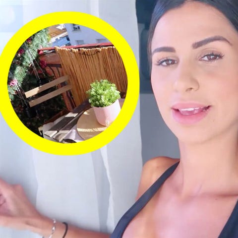 Marina Ruiz enseña la casa que comparte con Hugo Paz