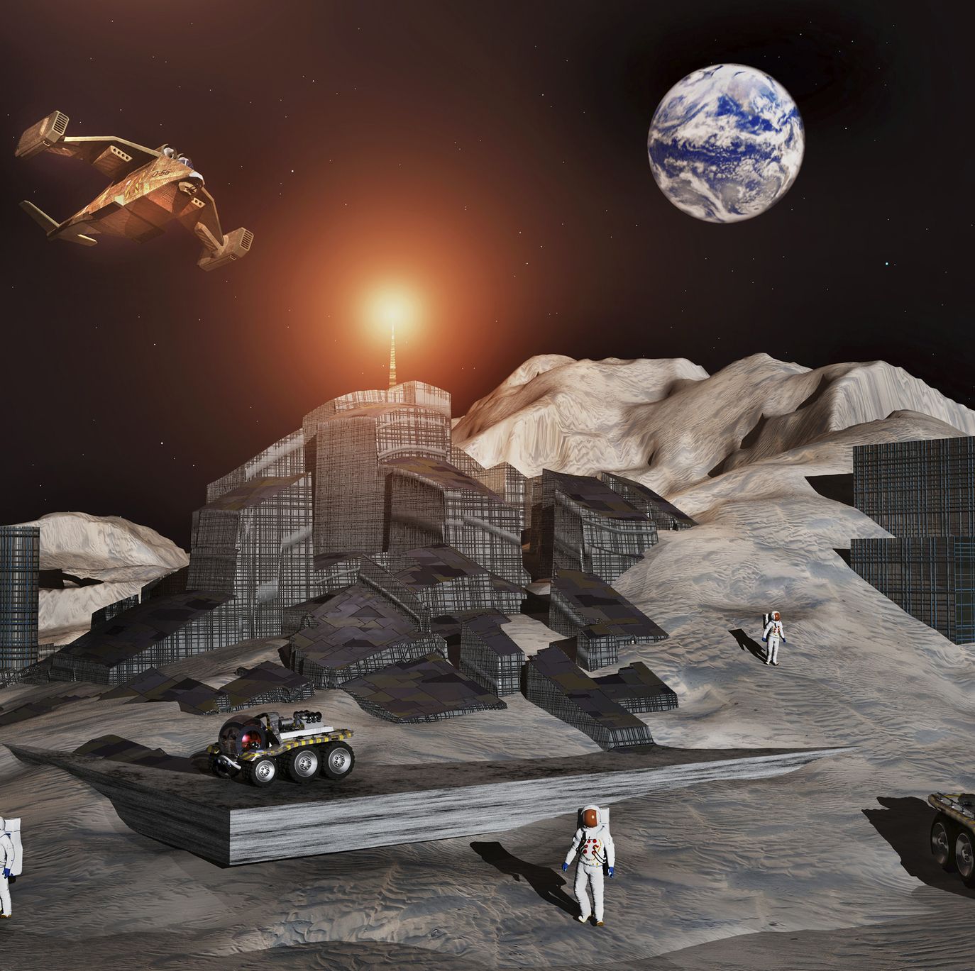 How We'll Turn the Moon Into the First Extraterrestrial Mining Base